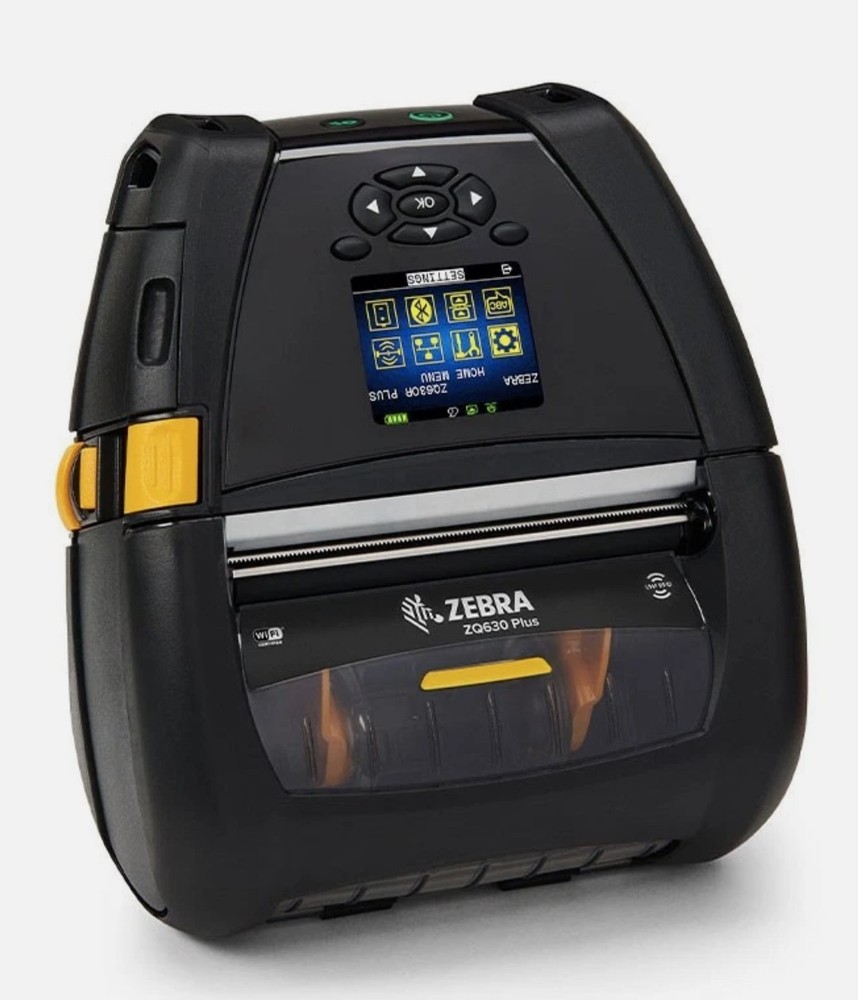 Zebra ZQ63-AUXB004-00, Printer ZQ630 Plus; English fonts, Wi-Fi 6 Dual 802.11AX