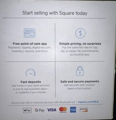 Authentic Square Credit Card Reader for Contactless & Chip Brand New