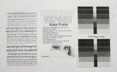 CUSTOM VKP80II Kiosk Printer USB Serial 80mm w/ Power Supply Tested Working