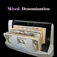 Mix Denomination Money Counter, Value Counting, Back Loading Counting, IMG/WL…