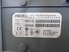 Micros workstation 5a System Unit With Stand