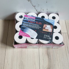 IBM Thermal Paper Rolls 3‑1/8 x 190 12 Rolls POS Printer