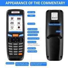 1D 2D Portable Inventory Scanner,JRHC Collector Counter 2.4G Wireless Barcode…