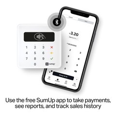 SumUp Plus Card Reader, Bluetooth – NFC RFID Credit Reader for White