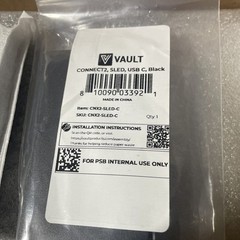 VAULT Connect2 MINI for iPad 6th Gen, Ingenico Moby/5500 Adapter Black (H3)