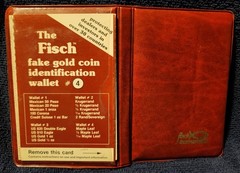 Fisch Wallets #1, 2, 3, 4, 5 Verify Genuine Gold Coins Detect Fakes Great Cond