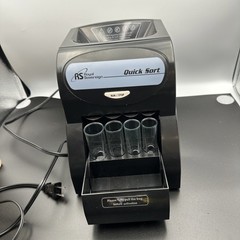 Royal Sovereign QS-1AC Electric Coin Sorter 200 Coins At One Time Anti Jam
