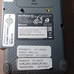 6 Verifone P400 Plus Credit Card Terminal M435-003-04-NAA-5 *Untested*
