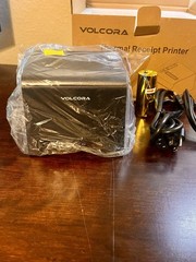 Volcora Thermal Receipt Printer, Standard USB/Ethernet- Model 500205 New In Box