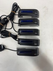 Lot of 5 ID Tech USB Hybrid Swipe HID MSR & EMV Magnetic Card Reader IDEM-241AP