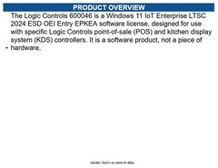 Logic Controls 600046 WIN 11 IoT Ent LTSC 2024