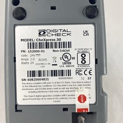 Digital Check CX30 152000-01 ChexPress 30 Tested Trouble Feeding Parts & Repair