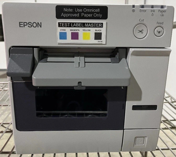Epson TM-C3400 ColorWorks M242A Label Printer Inkjet Color Without Charger