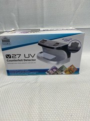 Nadex Coins V27 Desktop UV Counterfeit Detector with Micro Print Magnifier