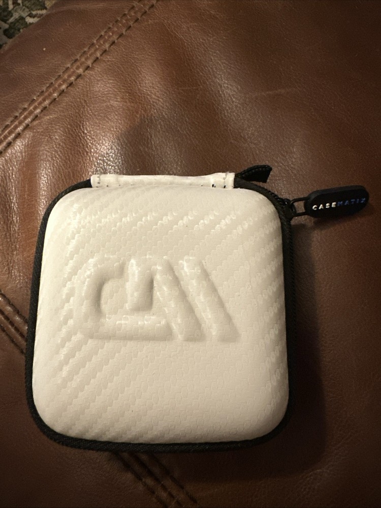 CASEMATIX Portable Credit Card Reader Case Compatible with Square White