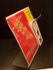 Point- of- Sale Counter Display – Clear Acrylic Plastic w/ Hanger -8 1/2 X 11