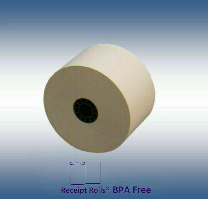 44mm (1-3/4″) x 220′ BPA Free Thermal Cash Register Paper Rolls (50 Rolls)