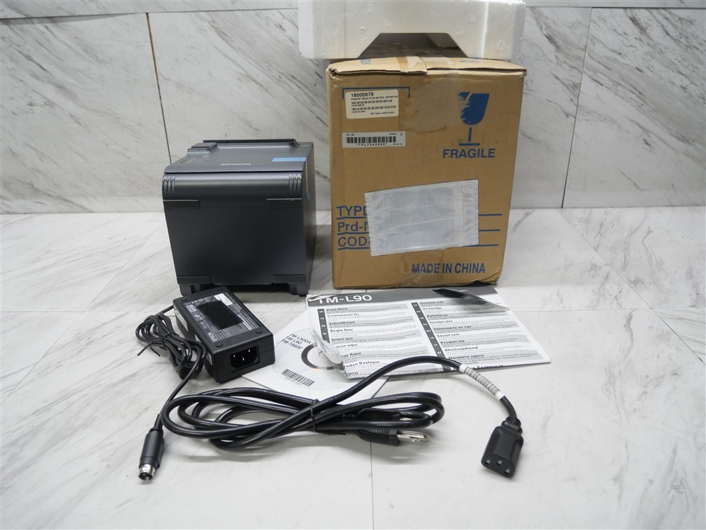 NEW OPEN BOX EPSON TM-L90 M313A THERMAL POS PRINTER | Label & Receipt Printer