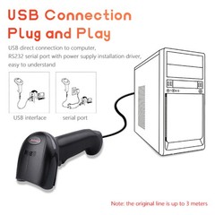Honeywell 1900GHD-2USB Xenon Area Imager Handheld 2D Barcode Scanner + USB Cable