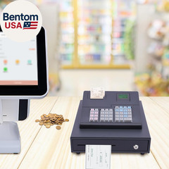 Commercial Electronic POS System Cash Register with 8LED Display and Thermal Pri
