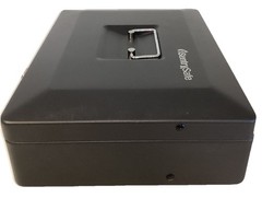 Sentry Safe Black Cash Box With Money Tray & Keys
