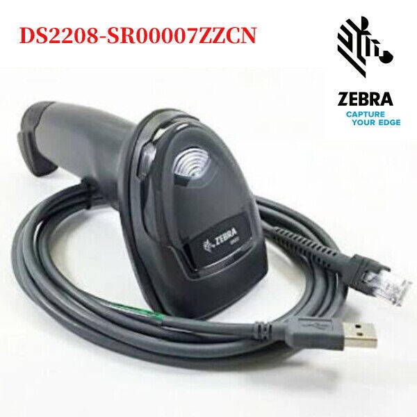 Zebra DS2208-SR00007ZZCN Handheld Standard Range Corded Imager Kit w/USB Cable