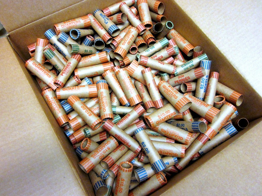 Box of 500 Assorted N.F. String Coin Wrappers – P,N,D,Q