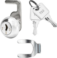 Cash Register Drawer Cam Lock with Quick Clip and 2 Keys – 25.7 X 22Mm Replaceme