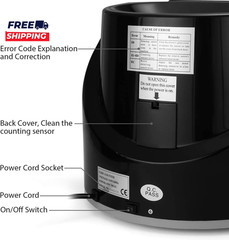 Electric Automatic Coin Sorter & Change Counter Machine Coins up to 300 Coins pe