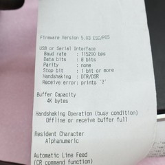 Lot-2 Epson TM-T70II M296A Thermal Label Printer Unit Only T5