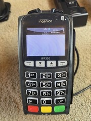 Lot Of 5 Ingenico IPP 350 USB Credit Card Terminal + (5) Stand Sen351009