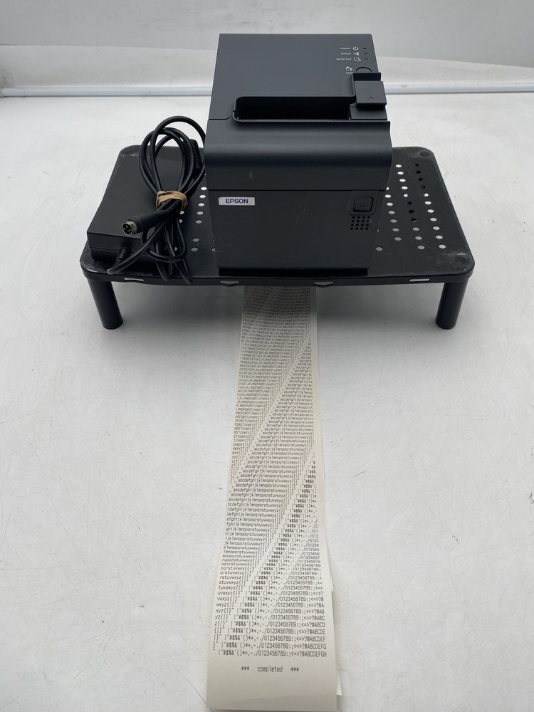 Epson TM-T90 M165A Thermal POS Receipt Printer USB w/ AC Adapter