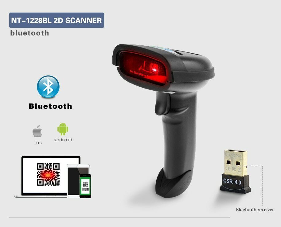 NT-1228BL-bluetooth 2D handheld barcode scanner for iPad,iOS,Android