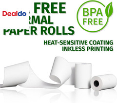 Thermal Paper Receipt Roll 2-1/4″ X 50′ BPA Free 50 Rolls
