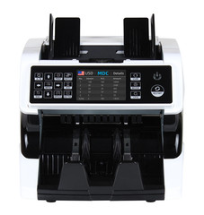 AL-920 Mixed Denomination 2 CIS Authenticating Coin Counting Machine UV/IR/MG/MT