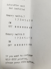 Epson TM-U220A Dot Matrix Receipt Printer M188A Parts(Prints but PrintHead Worn)