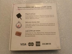 Square Credit Card Reader Contactless Black Chip for iPhone iPad and Android
