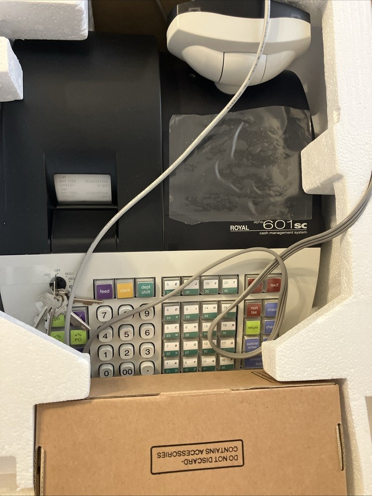 Cash Register With A Scanner