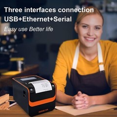 Portable POS Printer with 203 dpi & Auto Cutter – Ideal for Retail & Restaurants