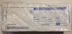 100 LONG 3 PART Credit Card Imprinter Sale Slips Credit Charge Receipt Drafts