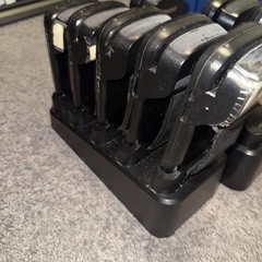 8 Untested/AS-IS Toast GO 1 (TG100) Handhelds W/2 Charging Bases Need PowerCords