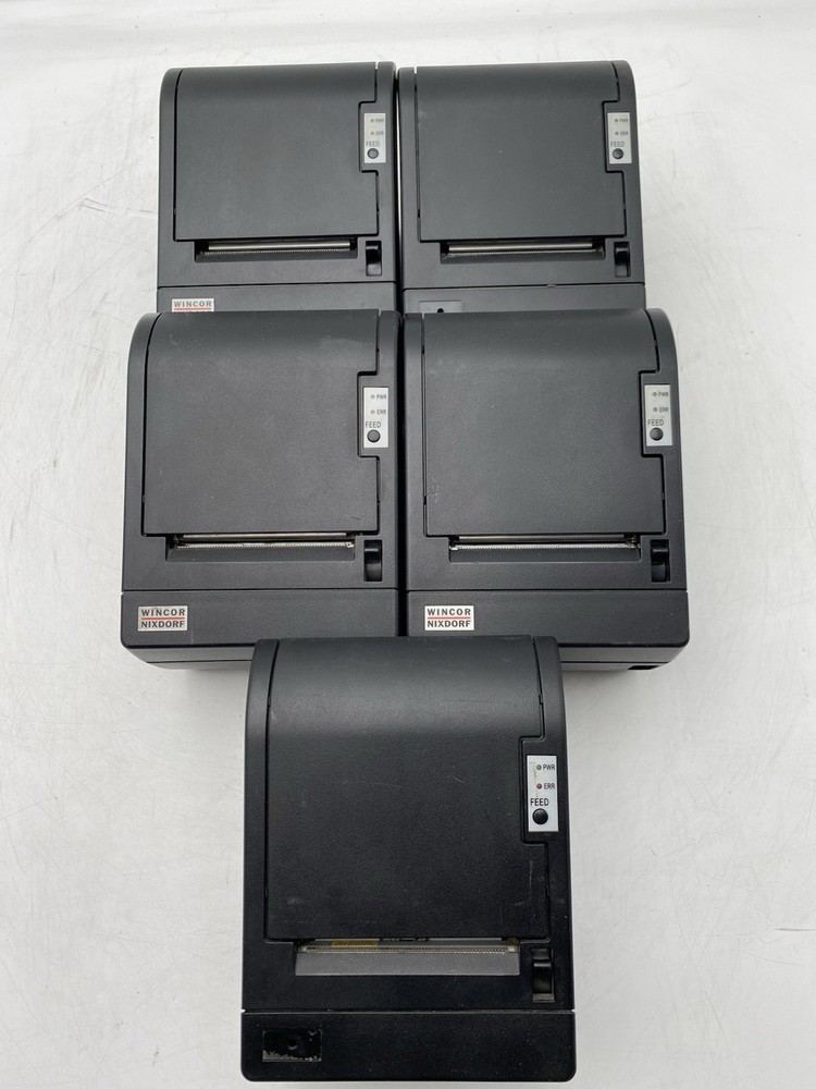 Lot of 5 Wincor Nixdorf TH200E POS THERMAL PRINTER