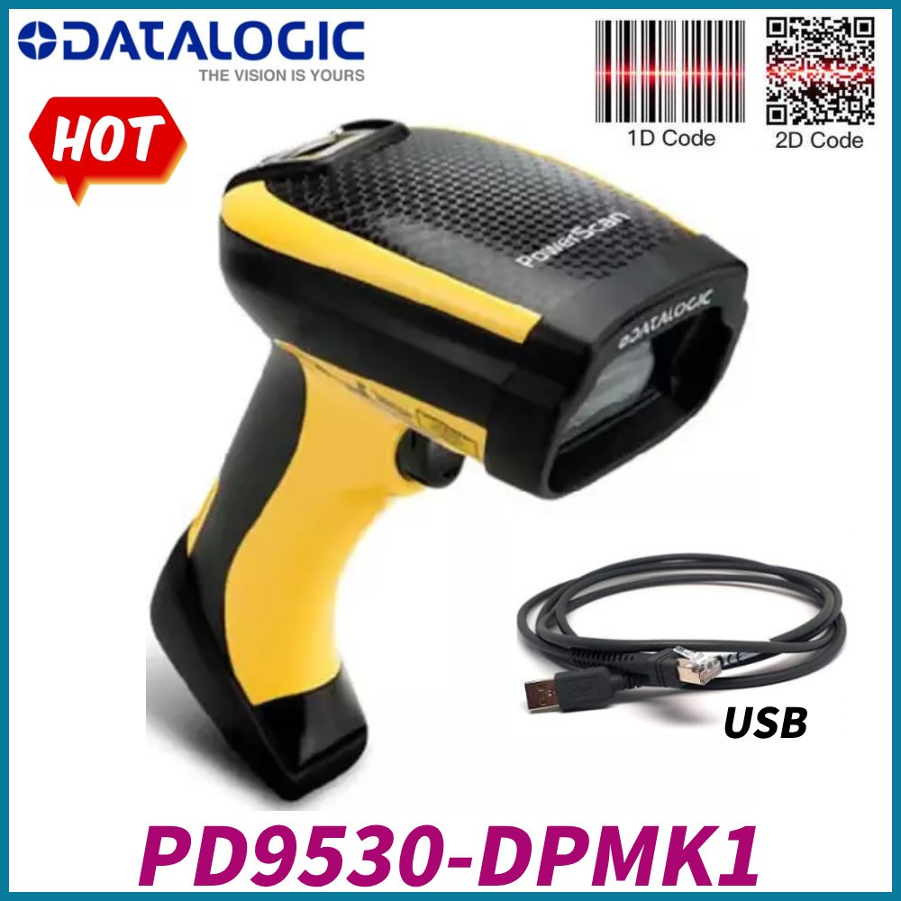 Datalogic PowerScan PD9530-DPMK1 Handheld 2D Area Imager USB Barcode Scanner Kit