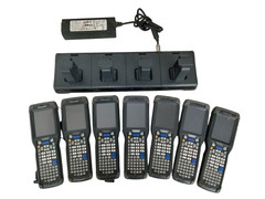 Lot of 7 Honeywell CK75 Handheld Mobile Computer CK75AA6EN00W 1400 W/Battery