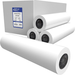 Alliance Wide Format Paper 24″ X 150′ CAD Bond Rolls (24Lb | 4 Rolls, 24 in X 15