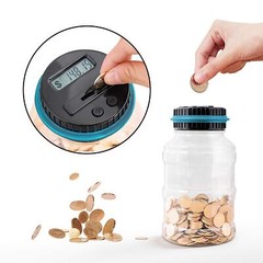 1.8L Large Digital Coin Bank Counting Money Jar Piggy Bank for Adults Boys Girls