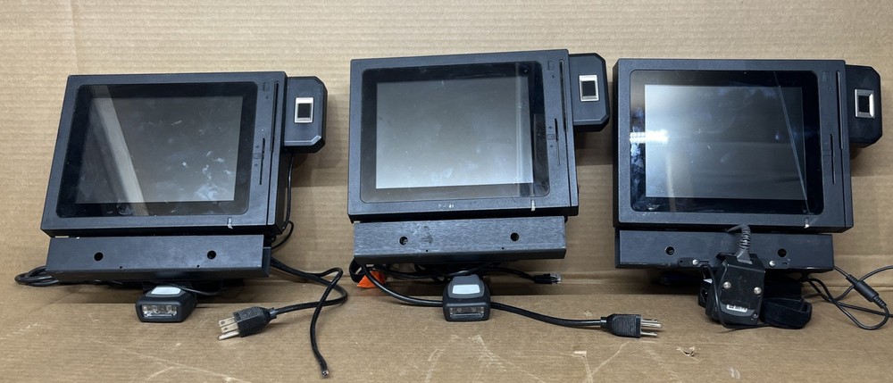 Lot of 3 Touch Dynamic Saturn 8 J1900 All-In-One POS Systems FOR PARTS