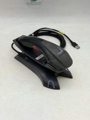 Honeywell Voyager 1202G Barcode Scanner w/ CCB00-010BT Cradle, USB Cable (Used)