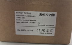 Symcode 2D QR Desktop Barcode Scanner MJ-3300 Omnidirectional USB Reader **New