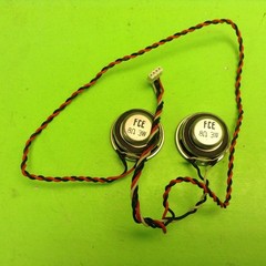 Set of (2) Elo Touchsystems Tyco 15A1 E714654 POS Left and Right Internal Spea